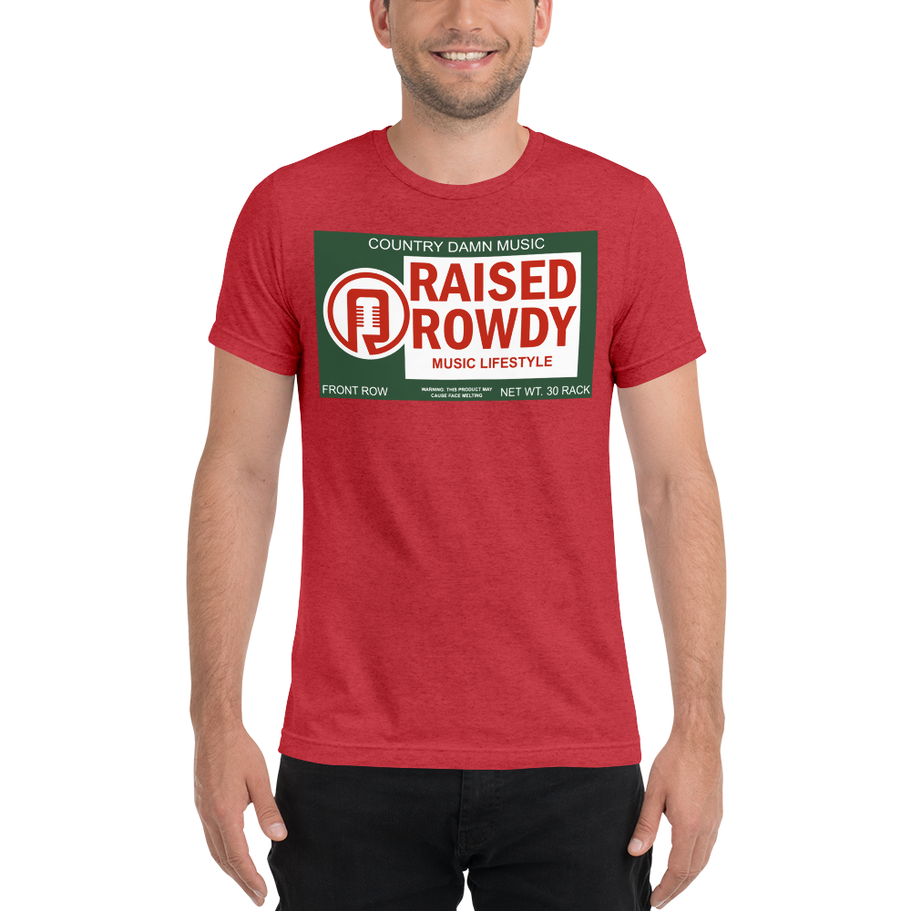 rowdy red t shirt